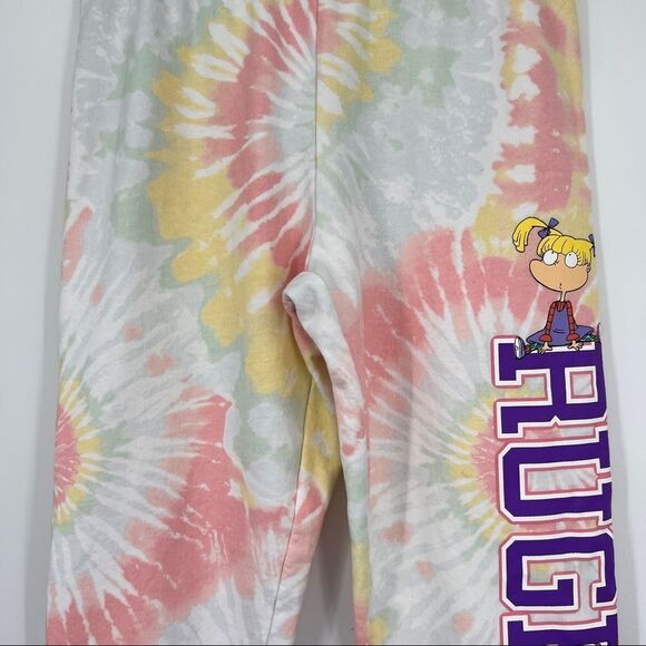 Nickelodeon Girl's Rugrats Graphic Tie-Dye Multicolor Pull-On Sweatpants - Picture 3 of 14